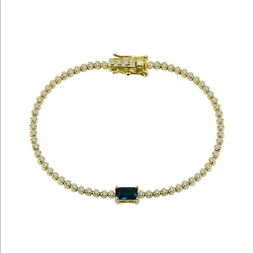 The M Jewelers Colored Stone Tennis Bracelet